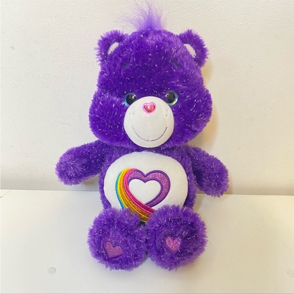 Rainbow Heart Care Bear Plush Limited Edition 2017 - Picture 1 of 5